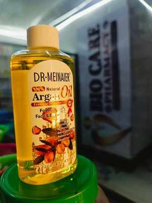 Dr. Meinaier 100% Natural Argan Oil for Hair, Face and Body, 220ml