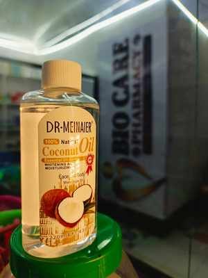 Dr. Meinaier 100% Natural Coconut Oil, Face and Body Massage Oil, 220ml